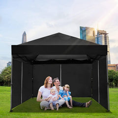 COBIZI Pop Up Canopy Sidewall Instant Canopy Wall 10'X10' with Zipper - COBIZI