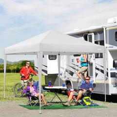 COBIZI 10‘x10’ Pop up Canopy Tent Protable Canopy Tent with 4 Sidewalls Waterproof Commercial Instant Shelter Tent for Parties, Wedding