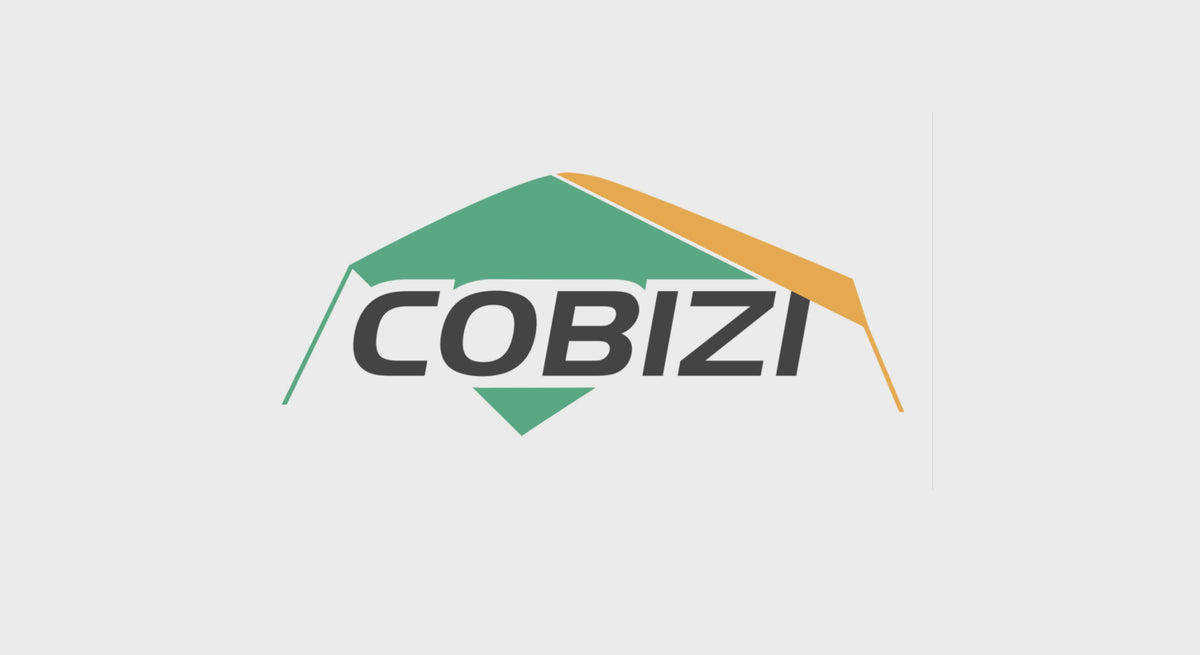 COBIZI 10'x10' Heavy Duty Pop Up Canopy with Sidewalls & 3 Adjustable Heights, SPC26
