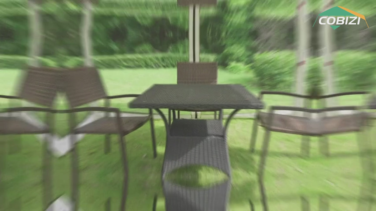 [In-Stock] COBIZI 12'x12' Pop Up Gazebo Canopy with Mosquito Netting 3 Adjustable Height AMA5920