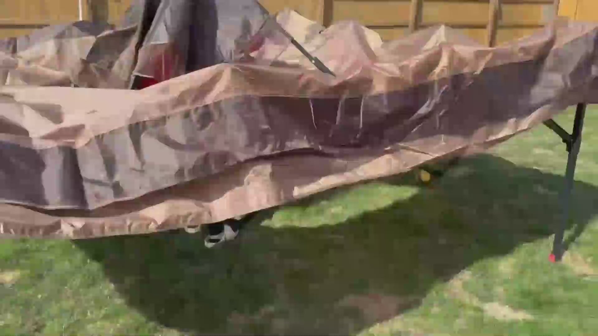 Load video: COBIZI 10'x10' Double Soft Top Gazebo Waterproof Canopy With Removable Mesh Wall SPC24