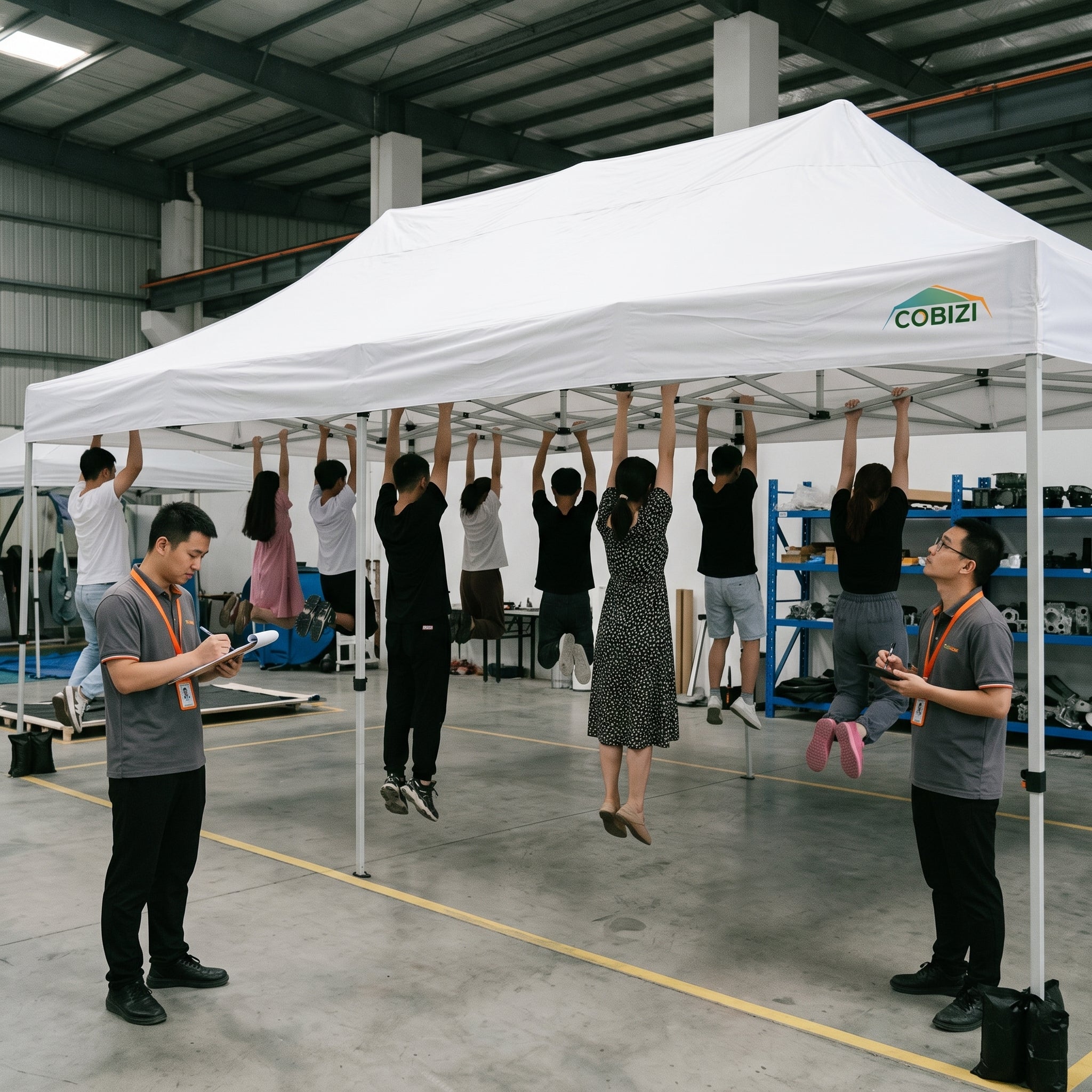 COBIZI 10'x30' Easy Pop Up Heavy Duty Large Canopy, Anti-UV & Waterproof SPC36